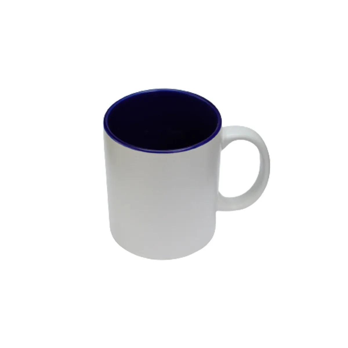 Taza 11oz blanca mate interno de color TLP 12 piezas - Colmenero Shop
