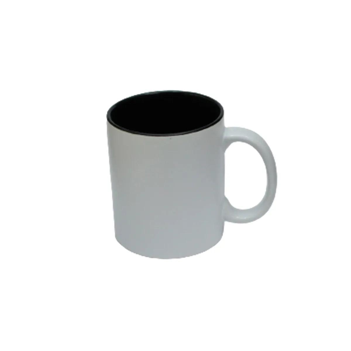 Taza 11oz blanca mate interno de color TLP 12 piezas - Colmenero Shop