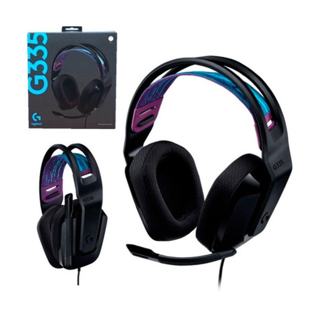 Audifonos Alambrico Gamer G335 Negro - Colmenero Shop