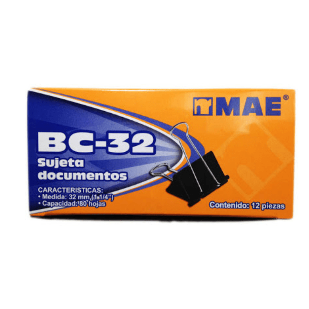 Sujetadocumentos Mae 32mm - Colmenero Shop