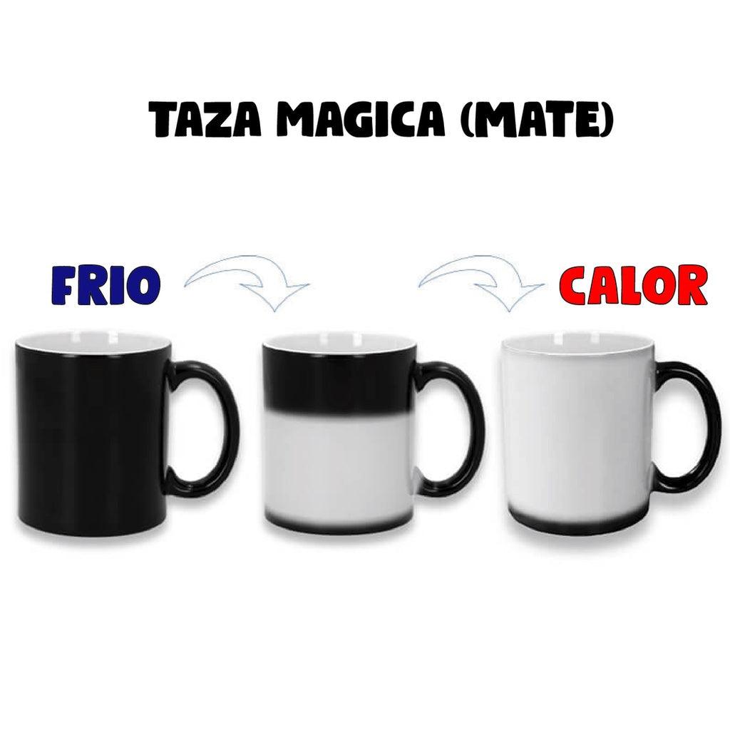 Taza mágica 11oz negro mate TLP 12 piezas - Colmenero Shop
