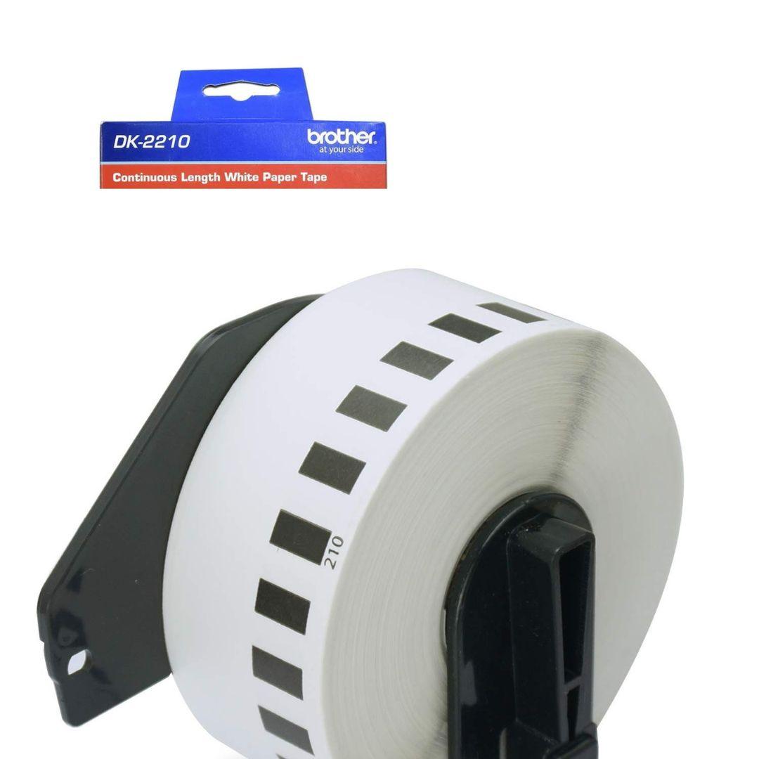 Cinta Etiquetadora Brother DK2210 29mmx30.4m - Colmenero Shop