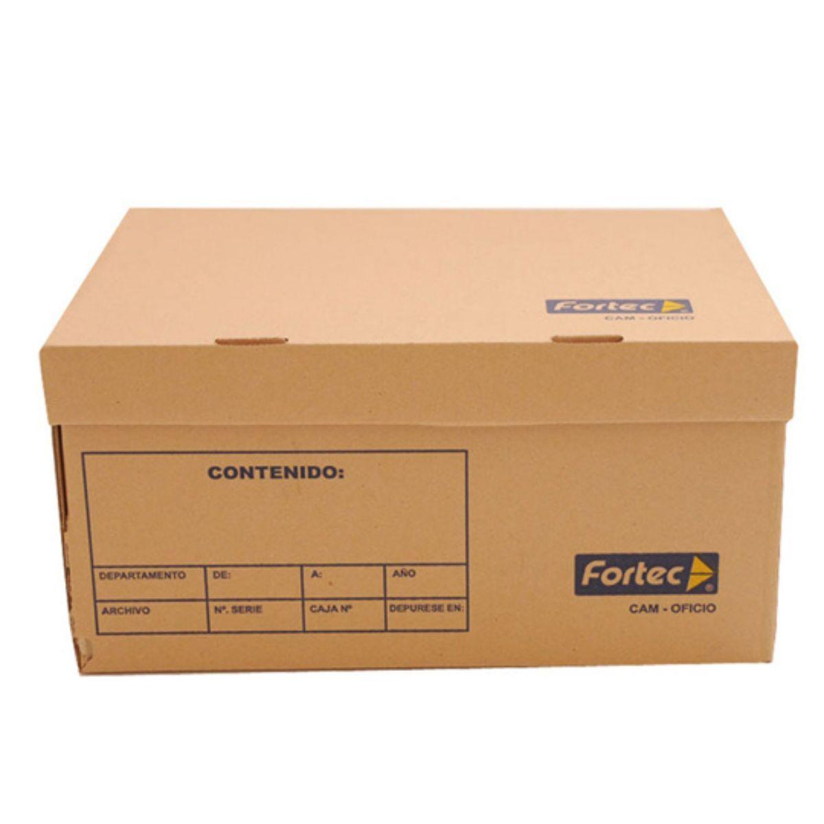 Caja De Archivo De Cartón Oficio Fortec - Colmenero Shop