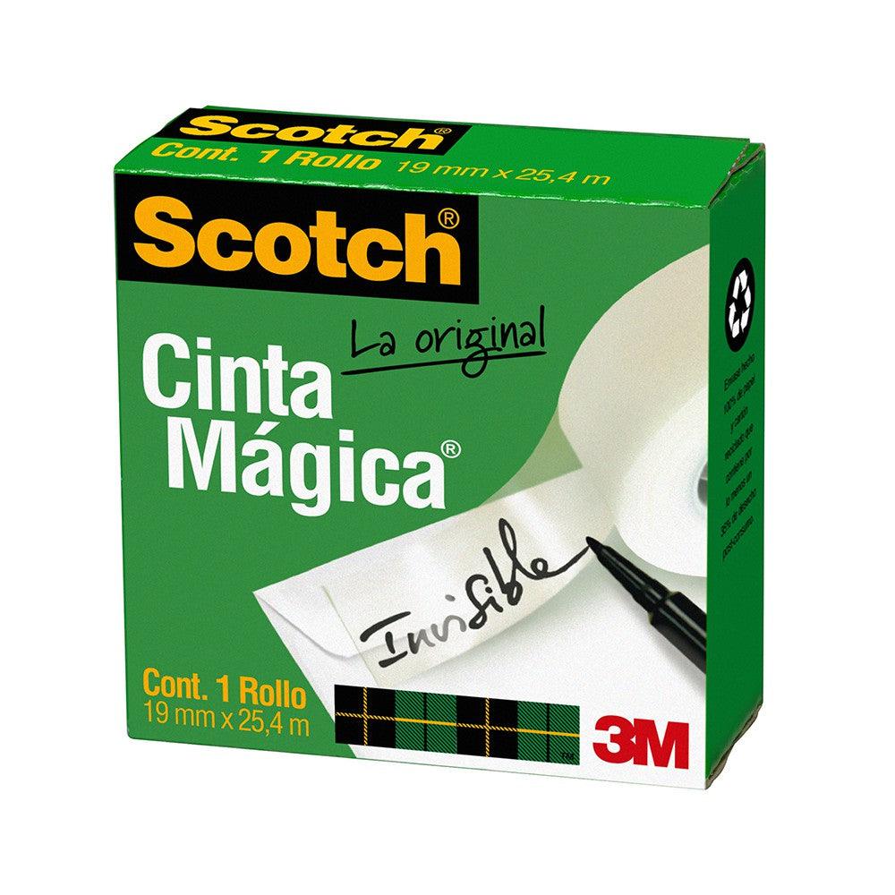 Cinta Mágica Scotch 810 (19mm x 33m) | Invisible, Escribible y Libre de Ácido