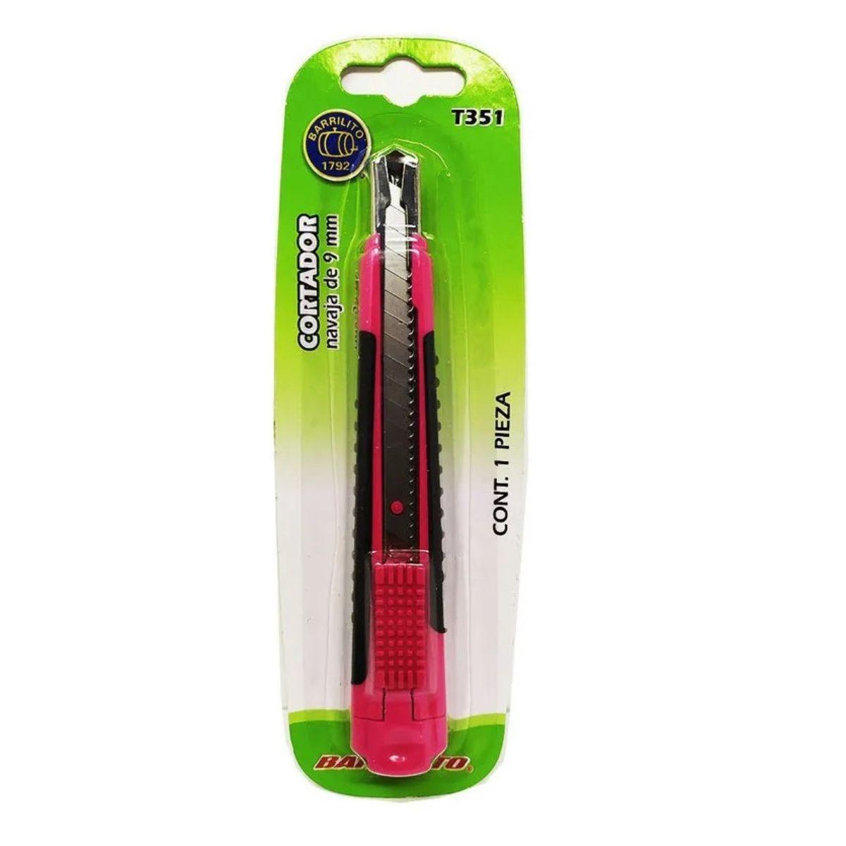 Cutter Barrilito T351 Alma de metal 9mm - Colmenero Shop