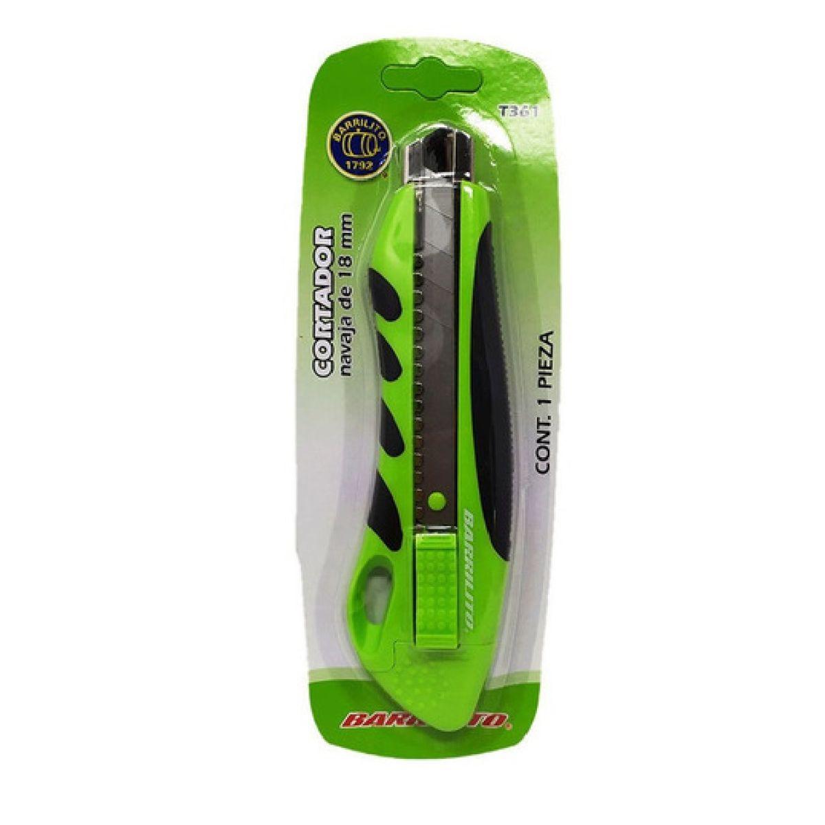Cutter Barrilito T361 alma de metal 18mm - Colmenero Shop