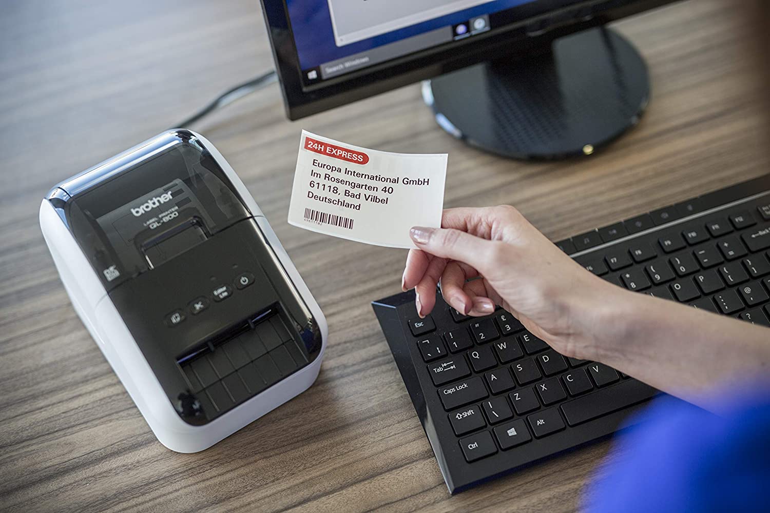 Etiquetadora Electrónico Brother Label Printer QL800 Alámbrico