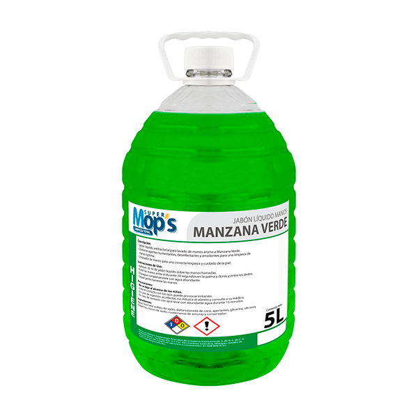Jabón liquido para manos 5lt Manzana Verde - Colmenero Shop