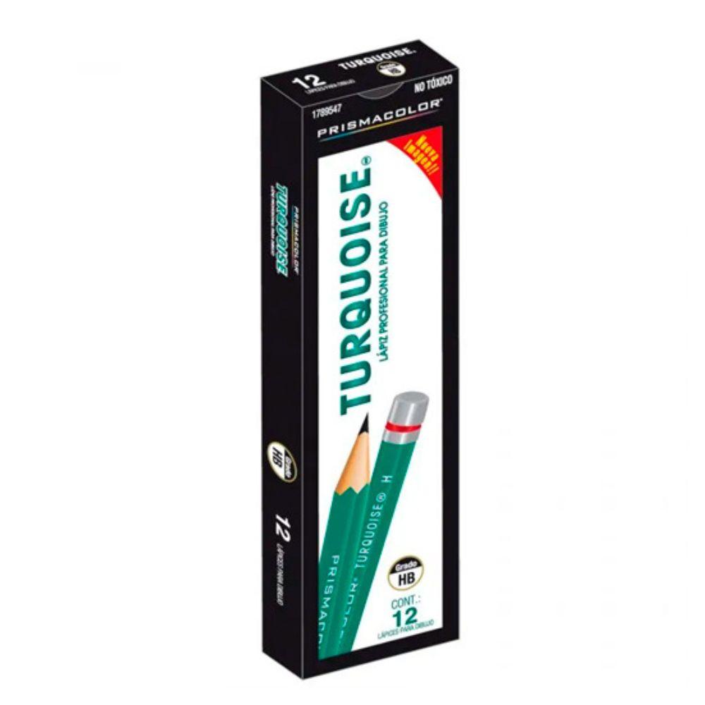 Lapiz Hb Turquoise Azul Para Dibujo HB C-12 - Colmenero Shop