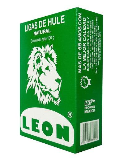 Ligas de hule León N° 33 caja 100 gr - Colmenero Shop