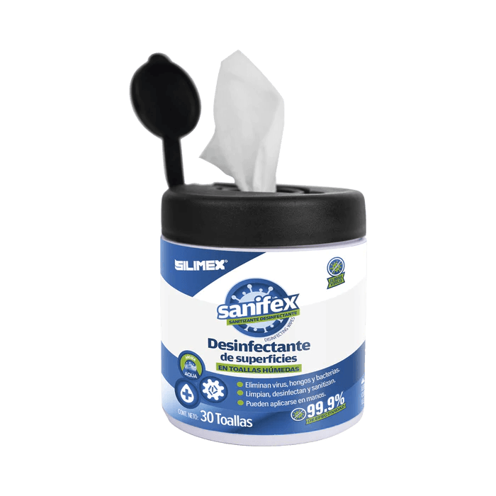 Toalla desinfectante Silimex C/30 pz - Colmenero Shop