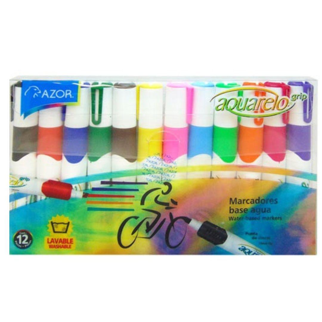 Marcador Aquarelo Grip Surtido C/12 Mo. 20012 - Colmenero Shop