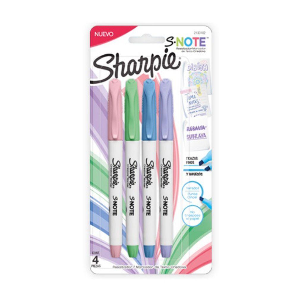 Marcador Sharpie Snote Cd4 Pastel - Colmenero Shop