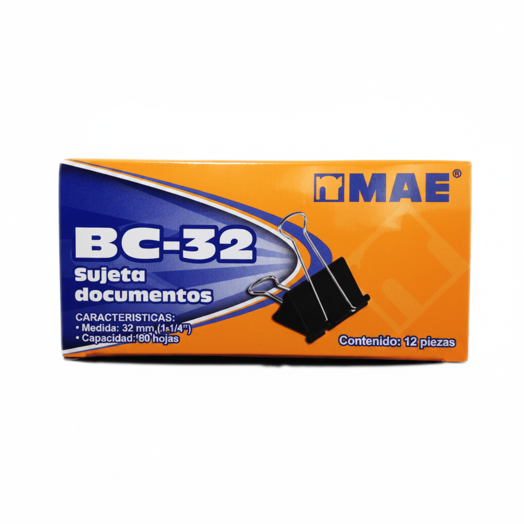 Sujetadocumentos Mae 32mm - Colmenero Shop