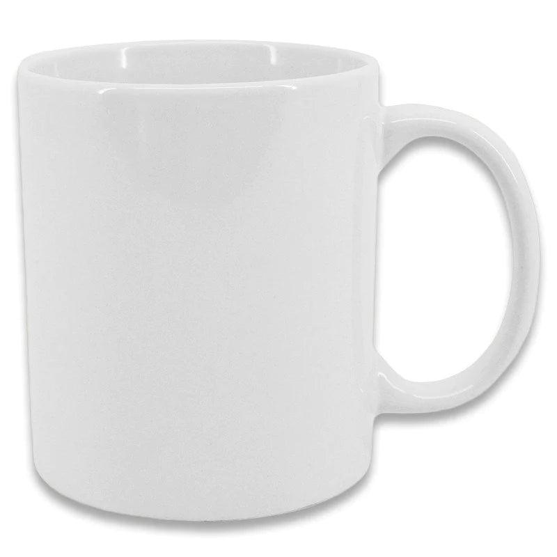 Taza Blanca 11oz Cerámica AA Para sublimación TLP 36 piezas - Colmenero Shop