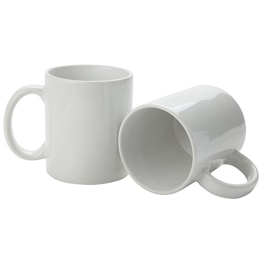 Taza Blanca 11oz Cerámica AA Para sublimación TLP 36 piezas - Colmenero Shop