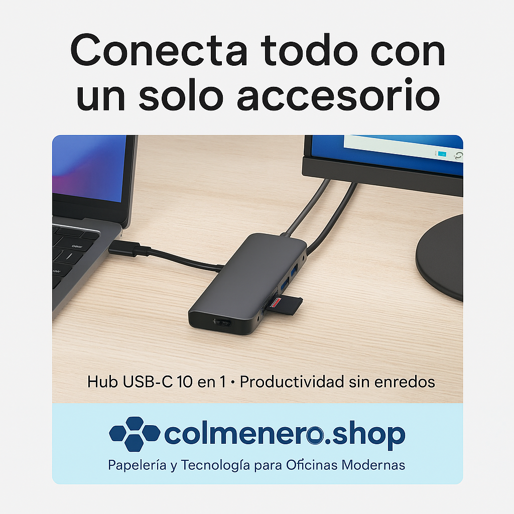 Conecta todo con un solo accesorio