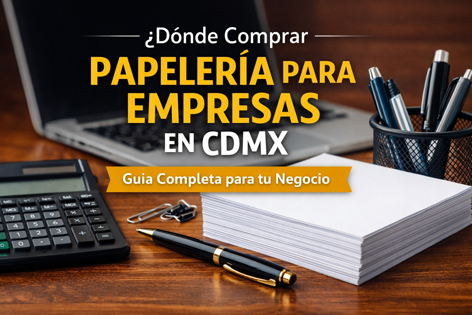 Dónde comprar papelería para empresas en CDMX | Guía completa