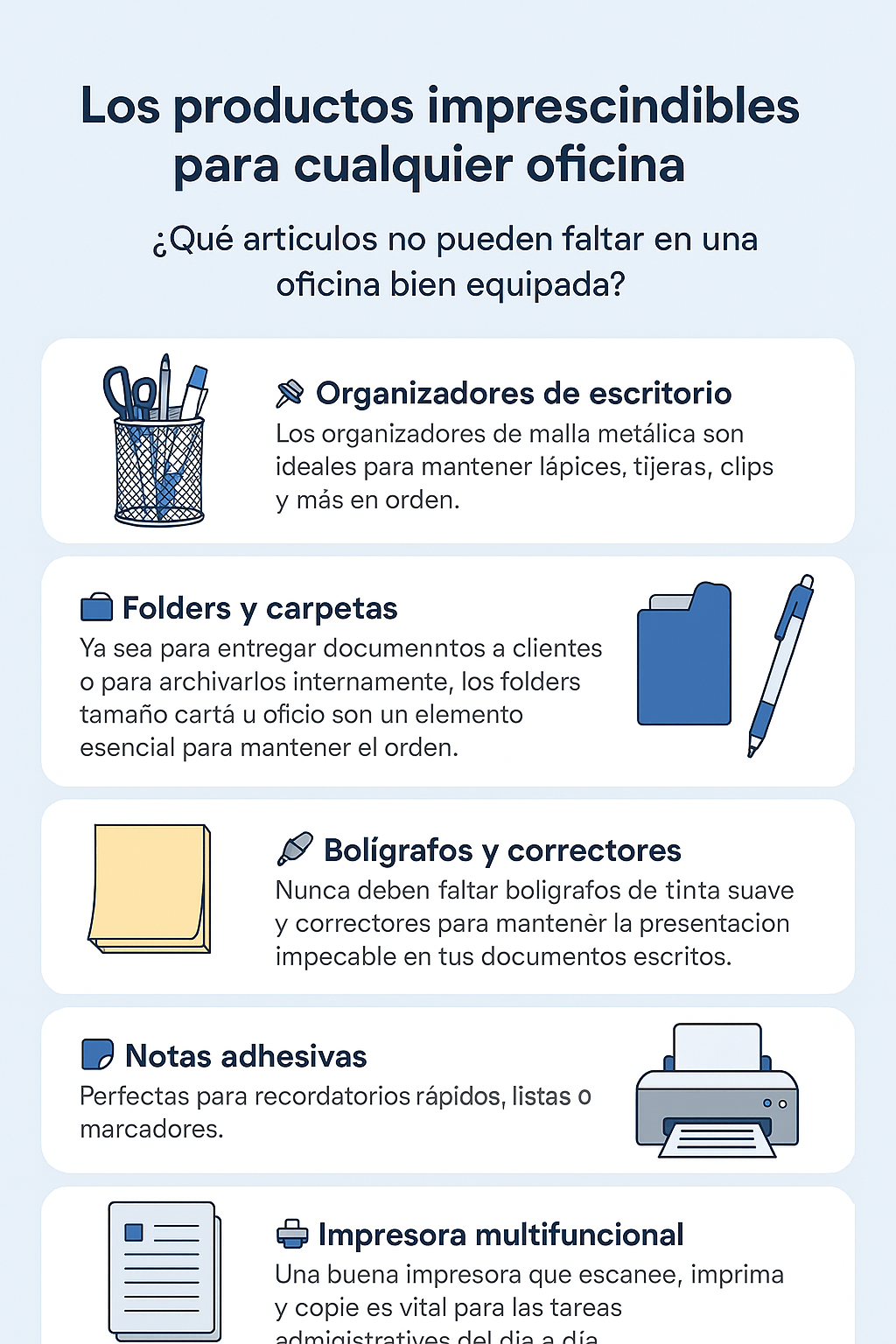 Los productos imprescindibles para tu oficina | Colmenero.shop