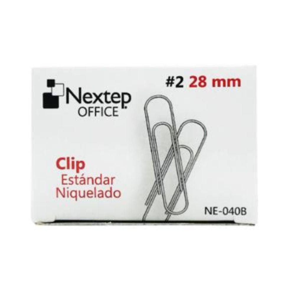 Clip Estándar Nextep Niquelado #2 28mm Ne-040B - Colmenero Shop