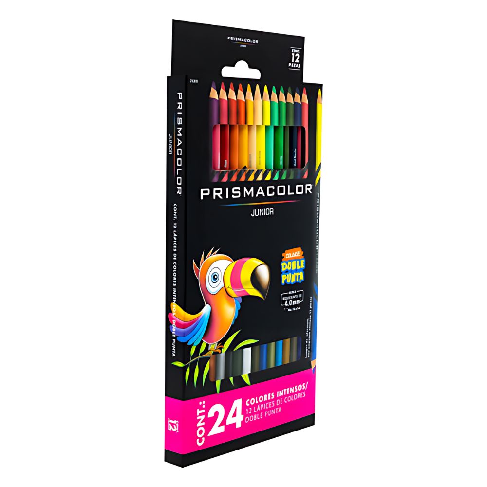 Colores Prismacolor Junior Doble Punta Con 12 Lápices (24 Colores)