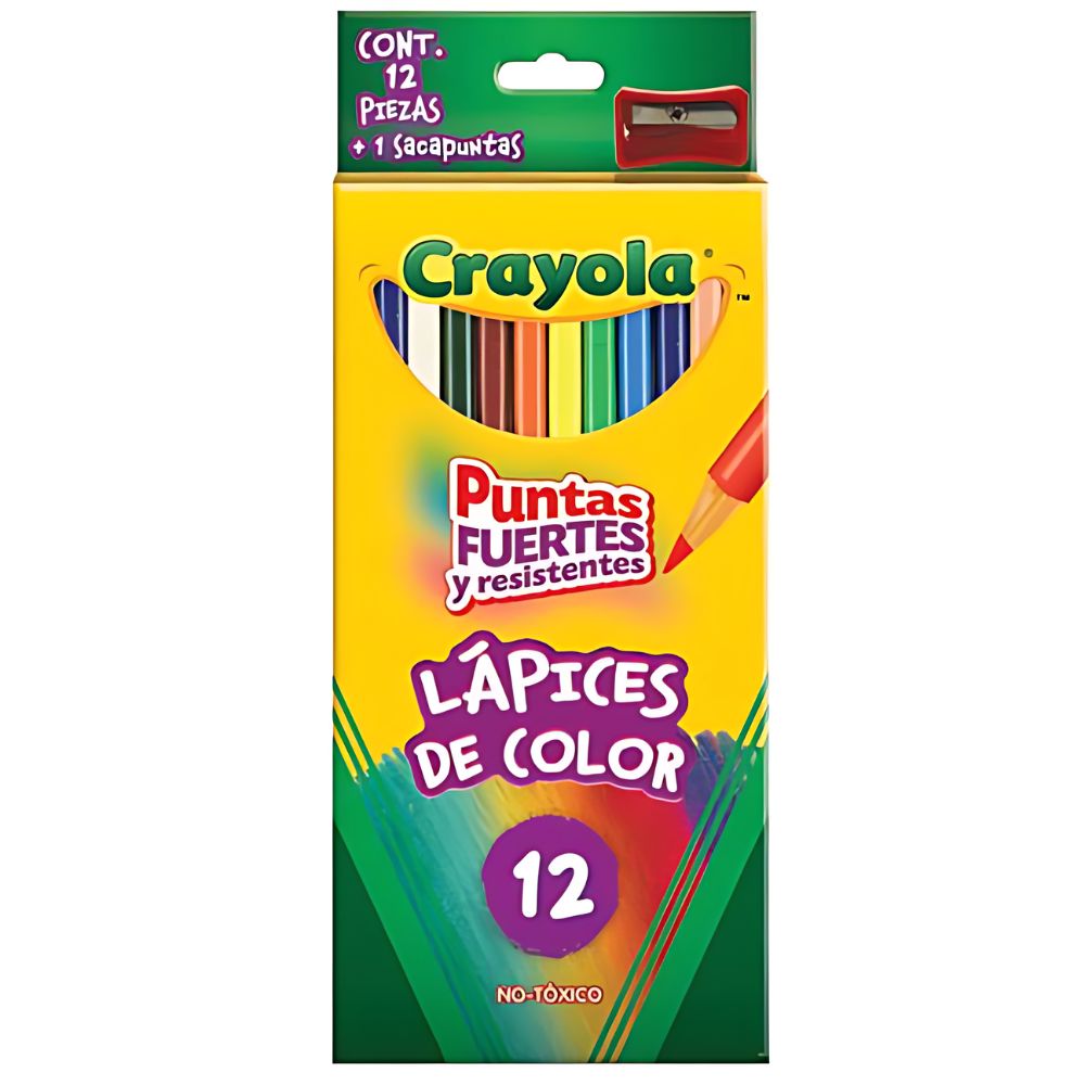 Colores Redondos Crayola Con 12 Piezas 684012