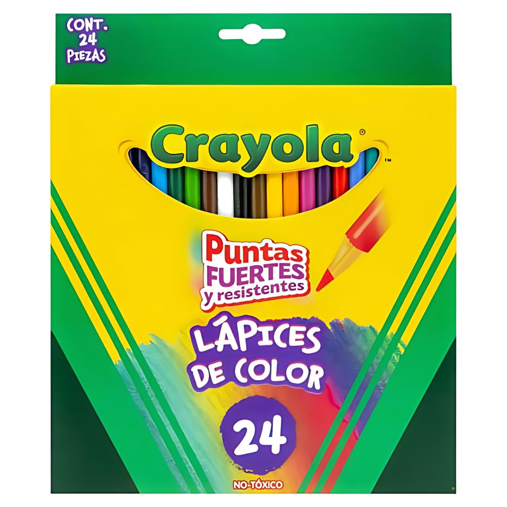 Colores redondos Crayola con 24 piezas 684024