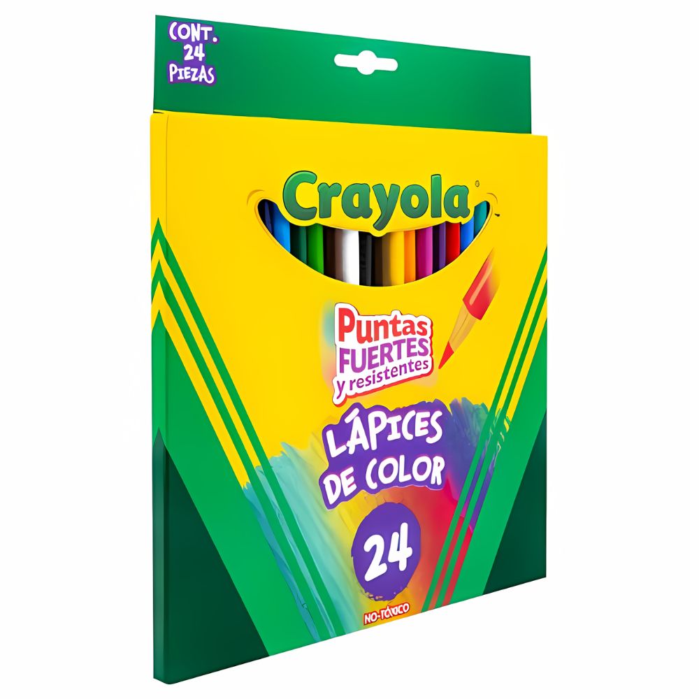 Colores redondos Crayola con 24 piezas 684024