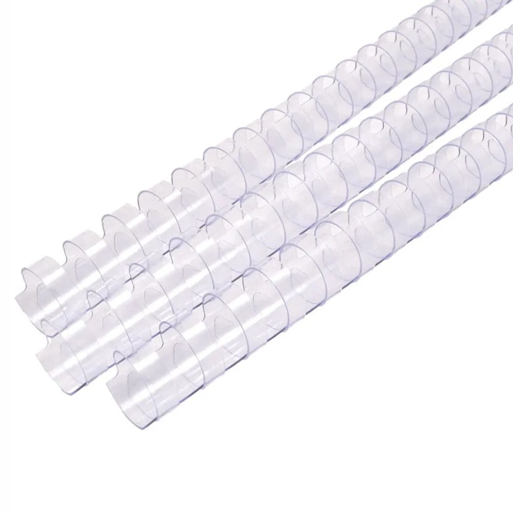 Gbc Arillo de Plastico Cerlox Transparente 7/8 "