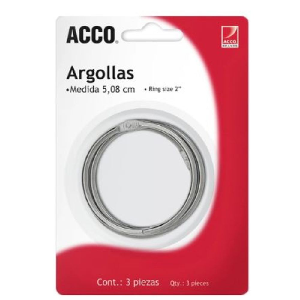 Argollas Acco 2 Blíster C3