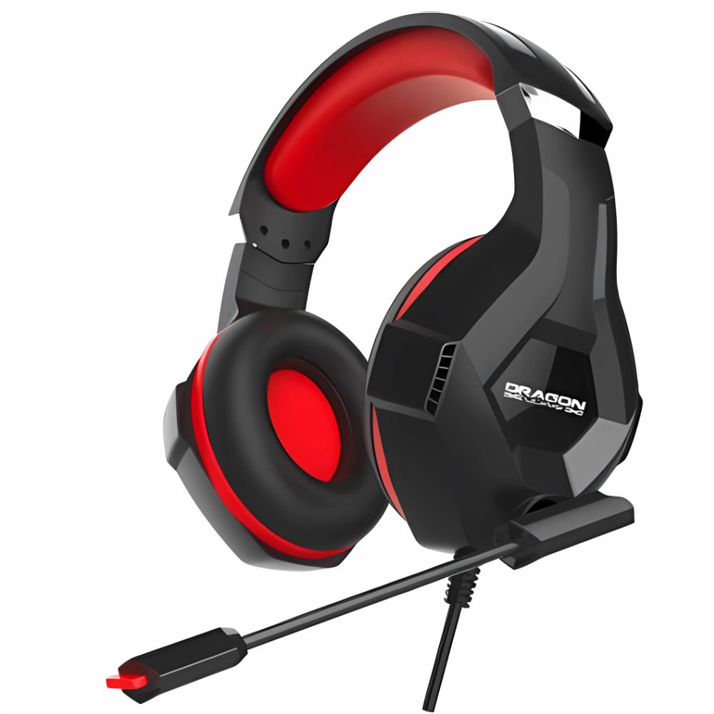 Audífonos Gamer Dragon XT Micrófono Iluminado 3.5mm NE-489