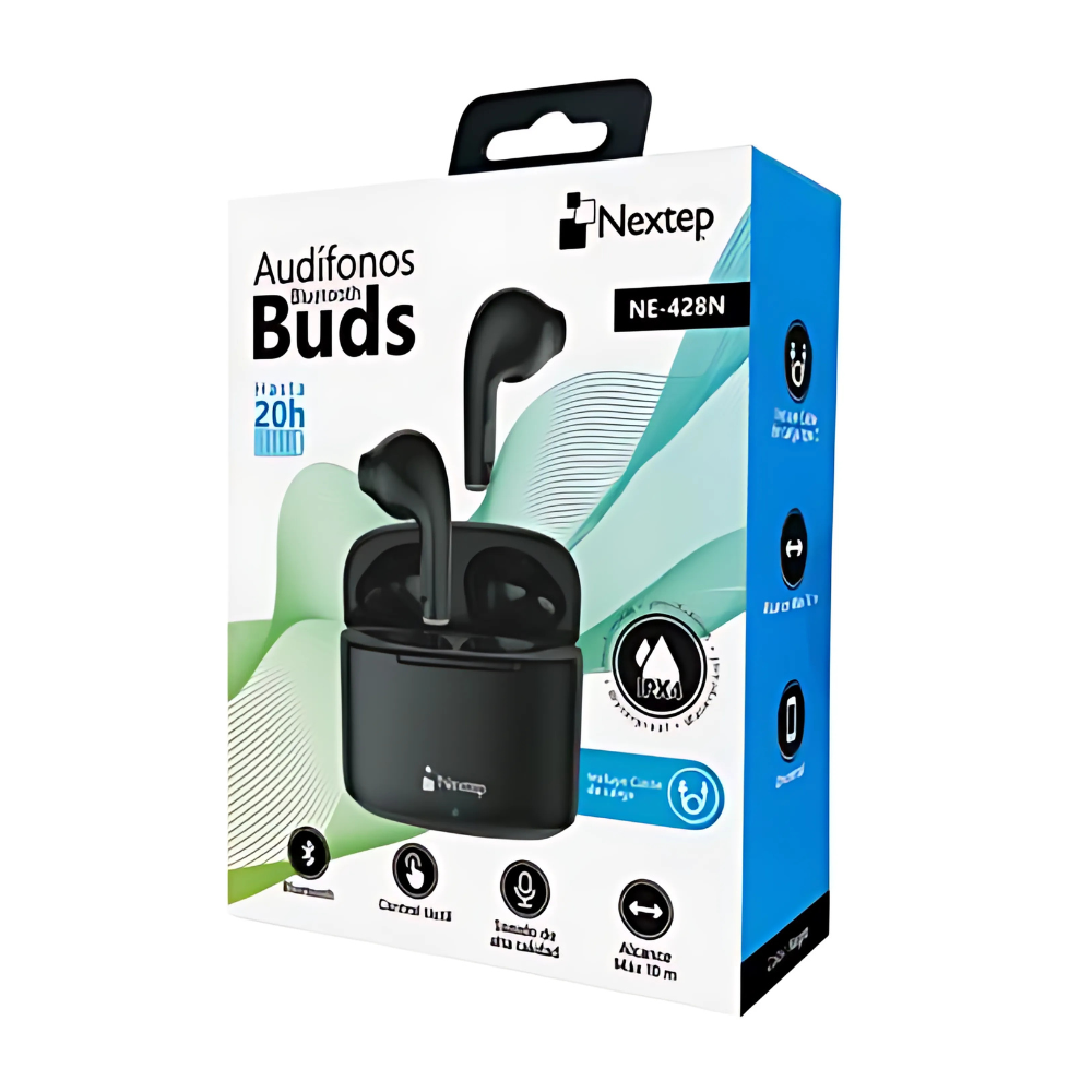 Audifonos Nextep Buds Bluetooth Control Tactil. - Colmenero Shop