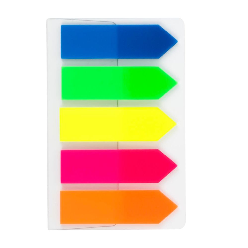 BANDERITAS ADHESIVAS REDI-TAG CON CLIP, COLORES SURTIDOS 4.5 X 1.2 CM C/125