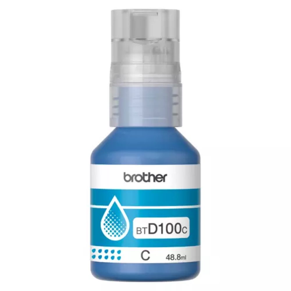 BOTELLA DE TINTA BROTHER BTD100C