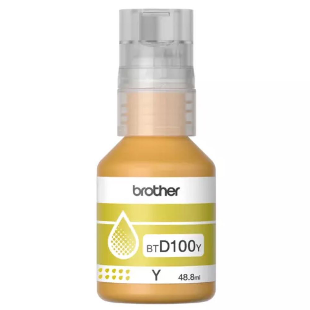 BOTELLA DE TINTA BROTHER BTD100Y