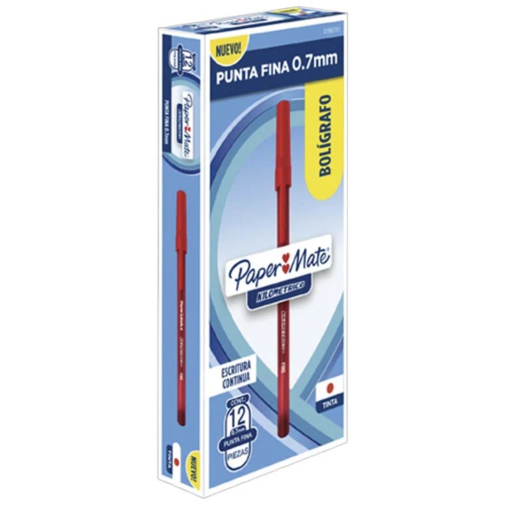 Bolígrafo Kilométrico Económico Punto Fino Caja Con 12 Piezas - Colmenero Shop