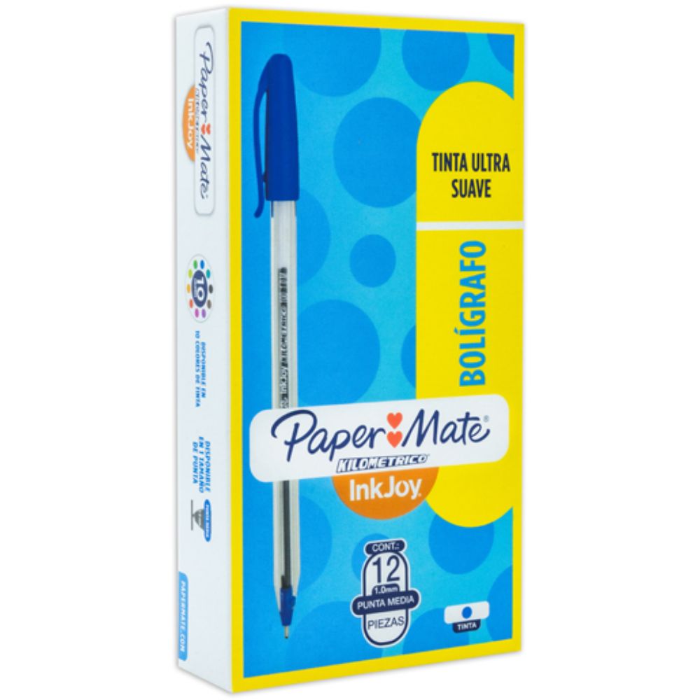 Bolígrafo St Kilométrico Punto Mediano Caja Con 12 Piezas 1.0 mm - Colmenero Shop