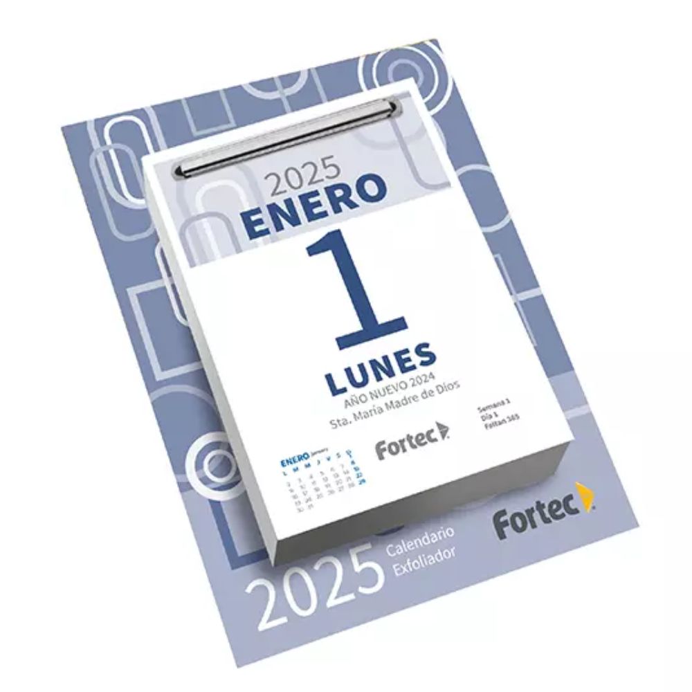 Calendario Exfoliador Fortec 2025