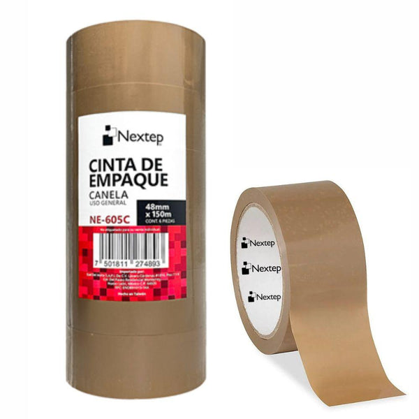 Cinta De Empaque Canela 48 Mm X 150 Mts Nextep