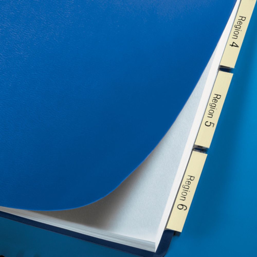 Cubierta Plástica Tamaño Carta Gbplak Liso Gbc Color Azul Medio