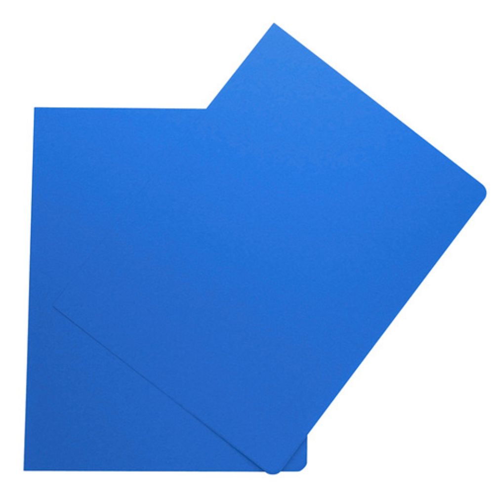 Cubierta Plástica Tamaño Carta Gbplak Liso Gbc Color Azul Medio