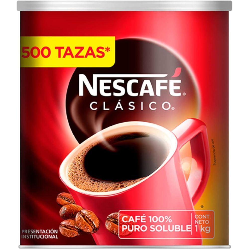 Café soluble nescafé clásico en bote de 1kg