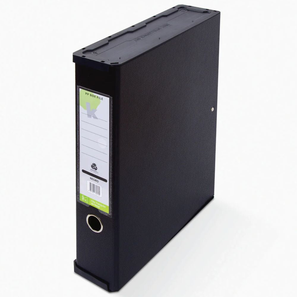 Caja Para Archivo Techmakro Carta | Forro PVC con Sujetador Metálico