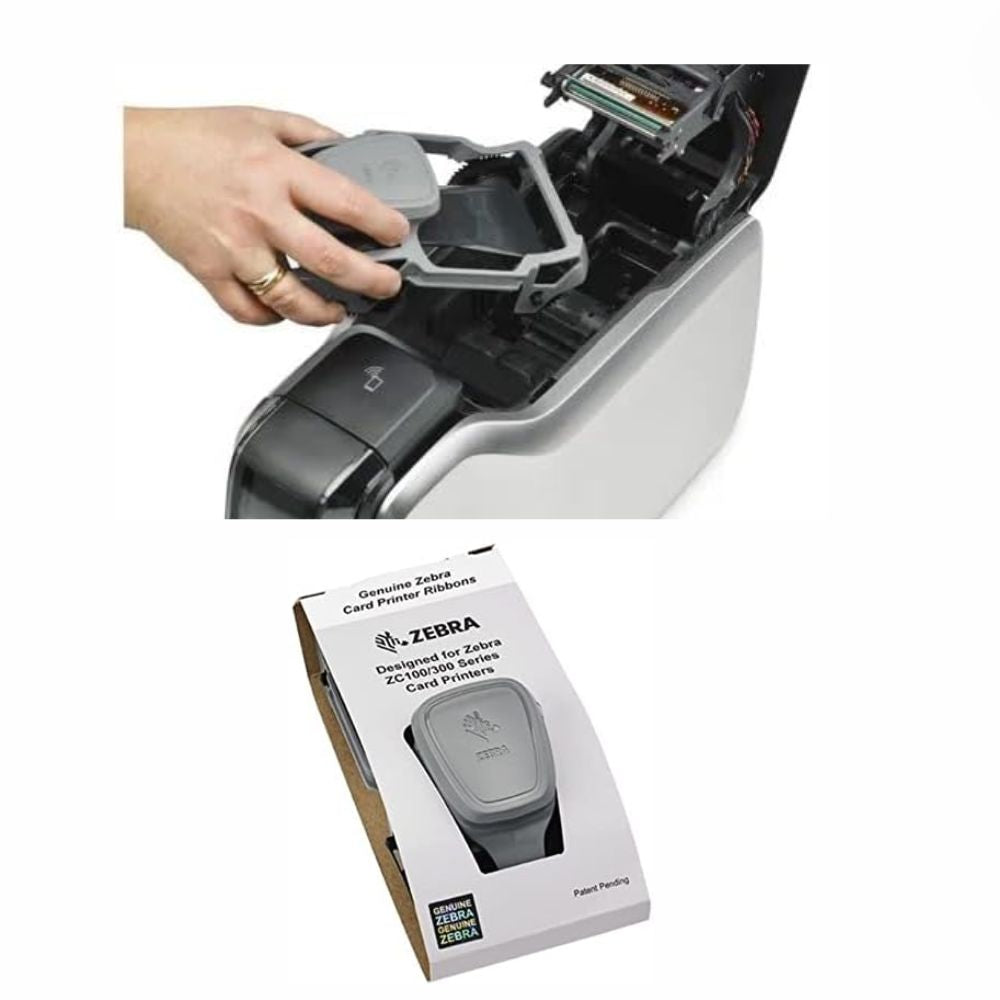 Cinta de Impresora Zebra Color YMCKO 200 Imágenes para ZC100/ZC300