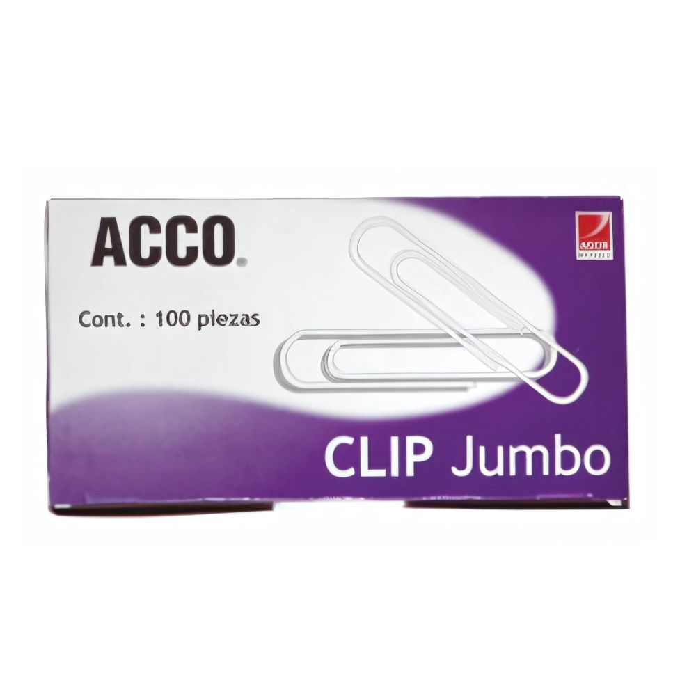 Clip Jumbo Acco P1700 – Acero Cromado para 35 Hojas
