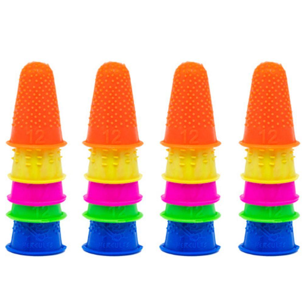 Dedal Hercules De Hule No. 11 Y 12 Colores Surtidos. Bolsa Con 20 Piezas - Colmenero Shop