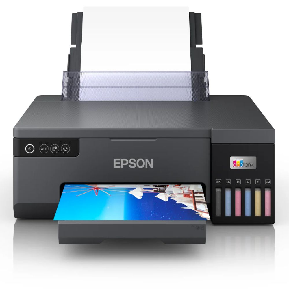 Impresora Fotográfica Epson Ecotank L8050 Con Sistema De Tanques De Tinta, Resolución Hasta 5760 X 1440 Dpi, Wi-Fi, Usb