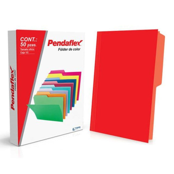Folder Manila Pendlaflex Oficio Ceja 1/2 Caja Con 50 Pzas - Colmenero Shop
