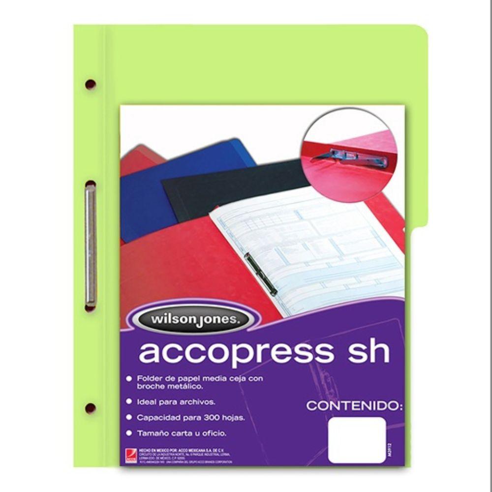 Folder Accopress Oficio Sh Acco Con Broche De 8 Cm - Colmenero Shop