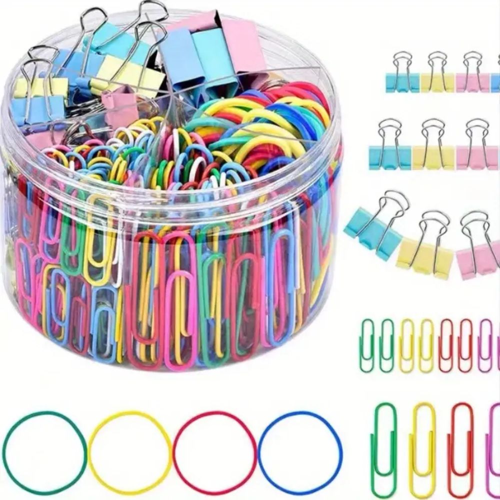 Set De Clips Kit De Clips De Tamaños Variados Con 240 Pzs